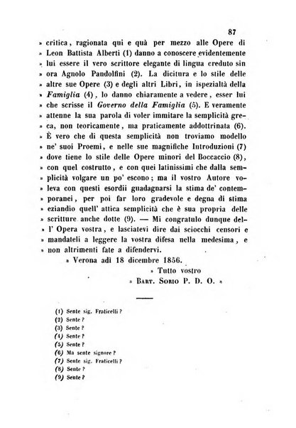 L'eccitamento giornale di filologia, di letteratura e di amenità