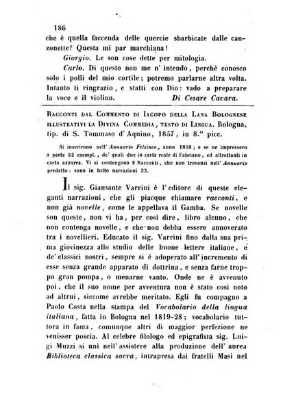 L'eccitamento giornale di filologia, di letteratura e di amenità