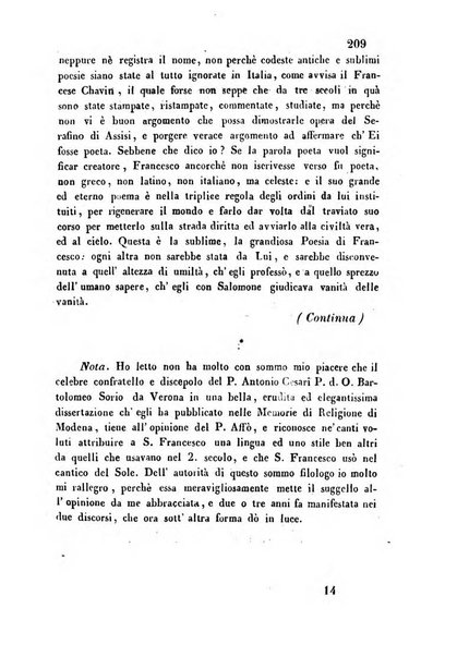 L'eccitamento giornale di filologia, di letteratura e di amenità