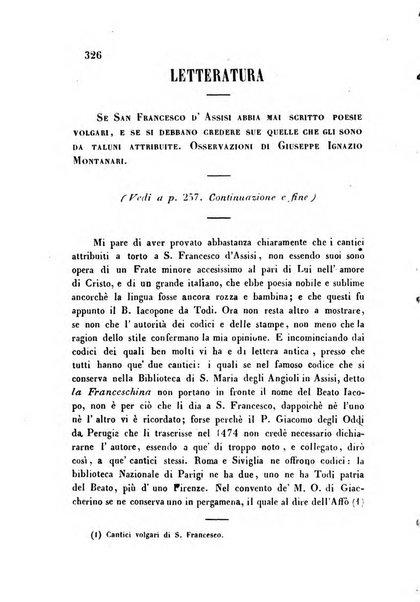 L'eccitamento giornale di filologia, di letteratura e di amenità