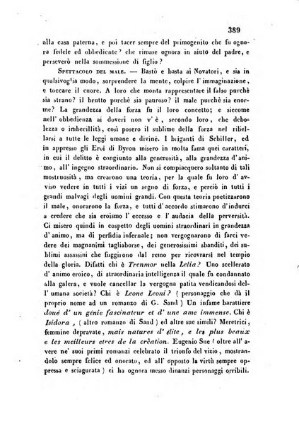 L'eccitamento giornale di filologia, di letteratura e di amenità