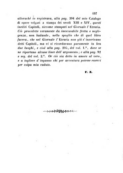 L'eccitamento giornale di filologia, di letteratura e di amenità