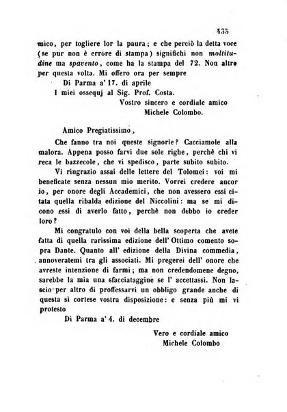 L'eccitamento giornale di filologia, di letteratura e di amenità