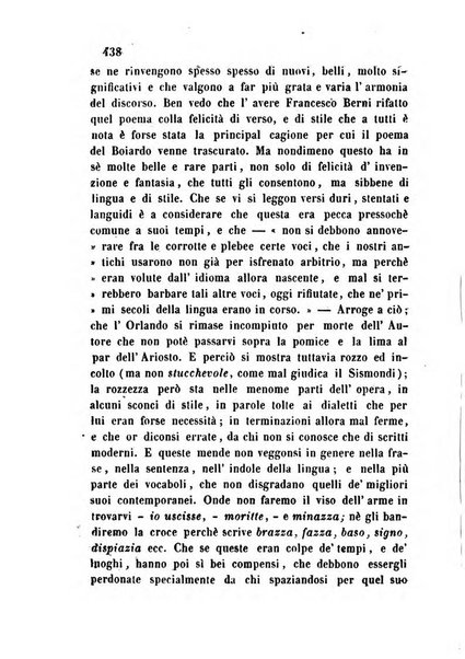 L'eccitamento giornale di filologia, di letteratura e di amenità