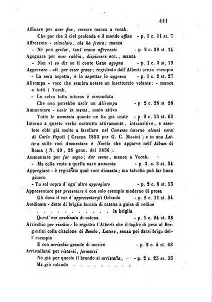 L'eccitamento giornale di filologia, di letteratura e di amenità