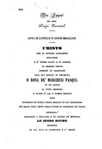 L'eccitamento giornale di filologia, di letteratura e di amenità