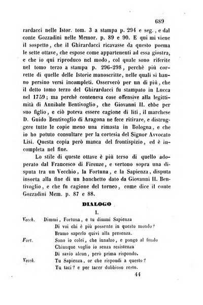 L'eccitamento giornale di filologia, di letteratura e di amenità