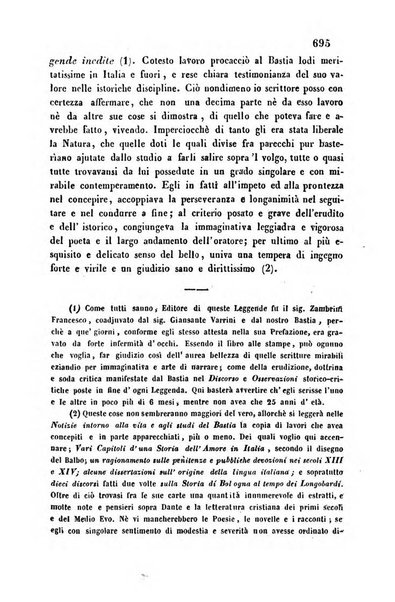 L'eccitamento giornale di filologia, di letteratura e di amenità