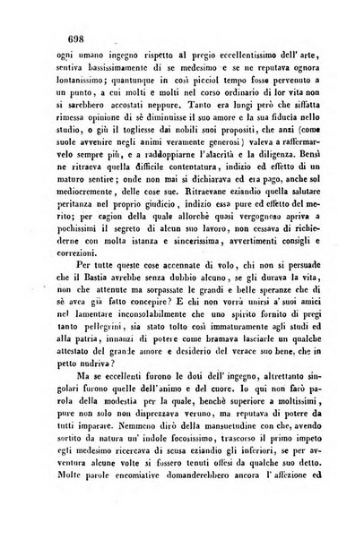 L'eccitamento giornale di filologia, di letteratura e di amenità