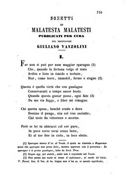 L'eccitamento giornale di filologia, di letteratura e di amenità