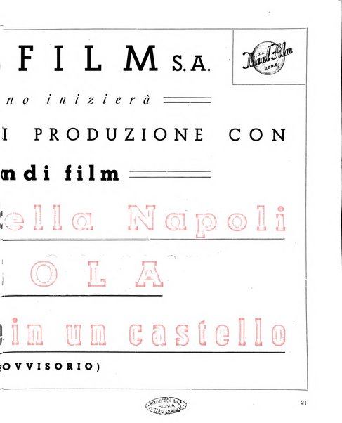 Eco del cinema periodico cinematografico mensile