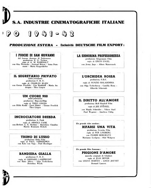 Eco del cinema periodico cinematografico mensile