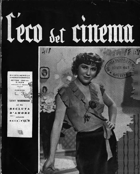 Eco del cinema periodico cinematografico mensile