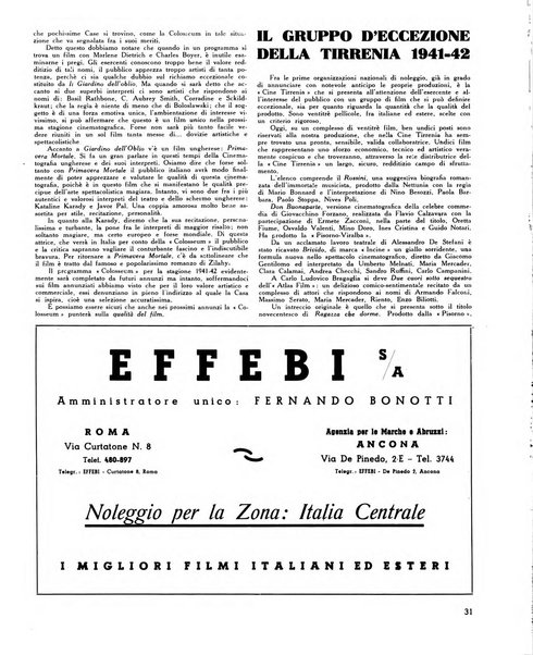 Eco del cinema periodico cinematografico mensile