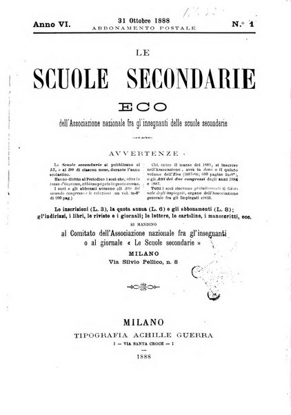 L'eco della Associazione nazionale fra gl'insegnanti delle scuole secondarie