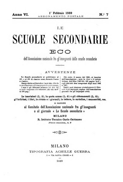 L'eco della Associazione nazionale fra gl'insegnanti delle scuole secondarie