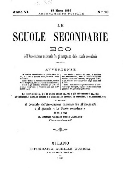 L'eco della Associazione nazionale fra gl'insegnanti delle scuole secondarie