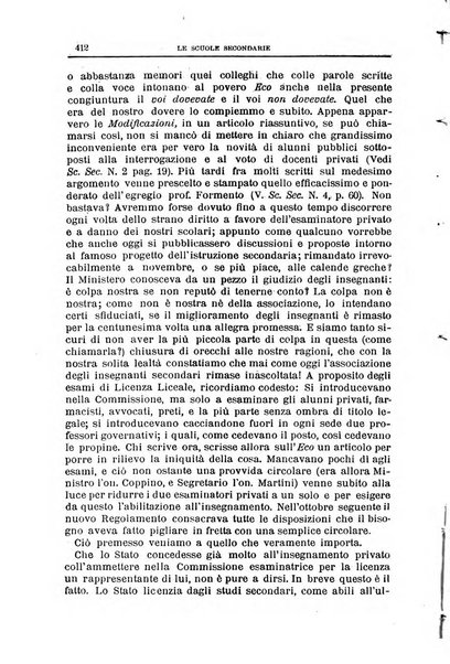 L'eco della Associazione nazionale fra gl'insegnanti delle scuole secondarie