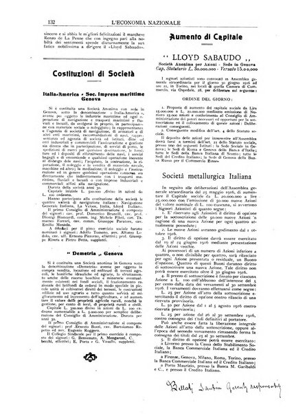 L'economia nazionale rassegna ebdomadaria di politica, commercio, industria, finanza, marina, e assicurazione