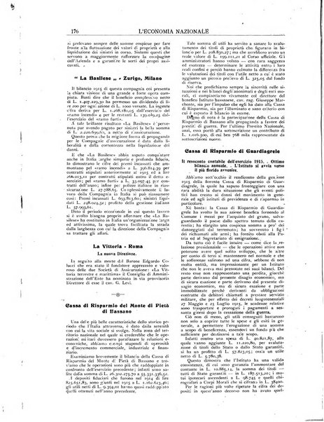 L'economia nazionale rassegna ebdomadaria di politica, commercio, industria, finanza, marina, e assicurazione