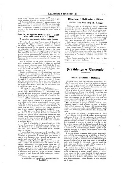 L'economia nazionale rassegna ebdomadaria di politica, commercio, industria, finanza, marina, e assicurazione