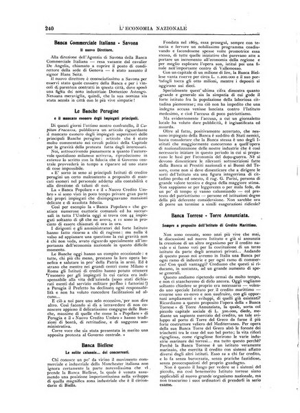 L'economia nazionale rassegna ebdomadaria di politica, commercio, industria, finanza, marina, e assicurazione