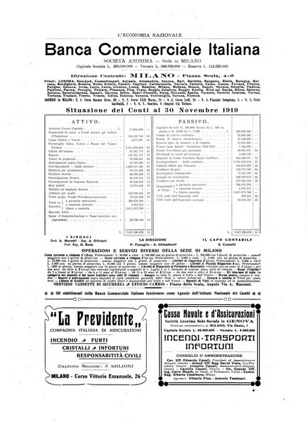 L'economia nazionale rassegna ebdomadaria di politica, commercio, industria, finanza, marina, e assicurazione