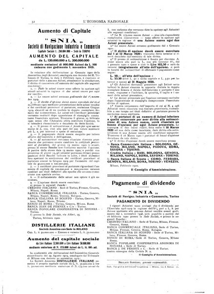 L'economia nazionale rassegna ebdomadaria di politica, commercio, industria, finanza, marina, e assicurazione