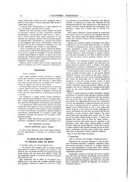 L'economia nazionale rassegna ebdomadaria di politica, commercio, industria, finanza, marina, e assicurazione