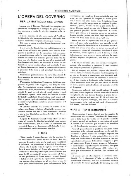 L'economia nazionale rassegna ebdomadaria di politica, commercio, industria, finanza, marina, e assicurazione