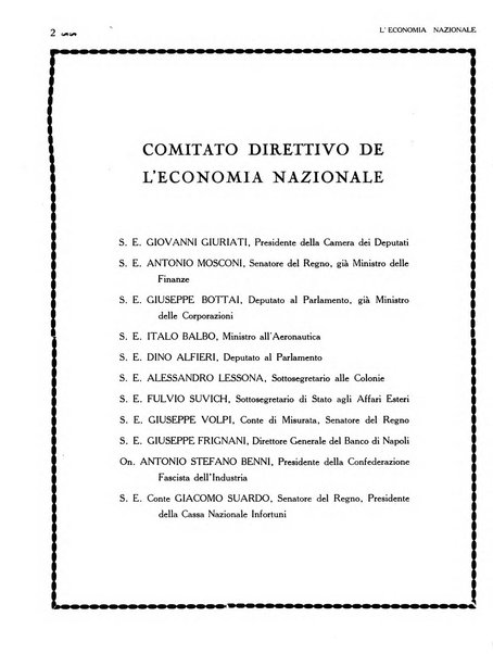 L'economia nazionale rassegna ebdomadaria di politica, commercio, industria, finanza, marina, e assicurazione