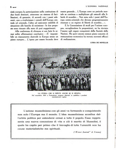 L'economia nazionale rassegna ebdomadaria di politica, commercio, industria, finanza, marina, e assicurazione