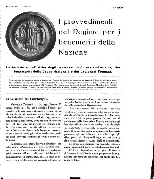 L'economia nazionale rassegna ebdomadaria di politica, commercio, industria, finanza, marina, e assicurazione