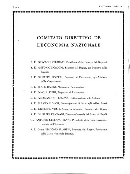 L'economia nazionale rassegna ebdomadaria di politica, commercio, industria, finanza, marina, e assicurazione