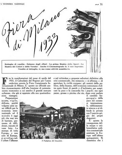 L'economia nazionale rassegna ebdomadaria di politica, commercio, industria, finanza, marina, e assicurazione