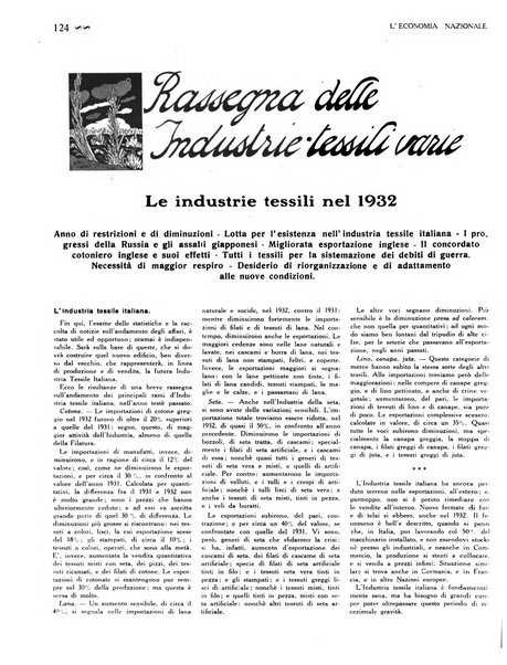 L'economia nazionale rassegna ebdomadaria di politica, commercio, industria, finanza, marina, e assicurazione