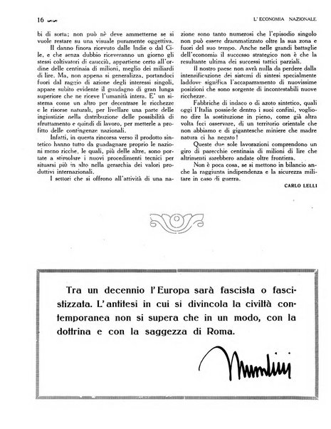 L'economia nazionale rassegna ebdomadaria di politica, commercio, industria, finanza, marina, e assicurazione