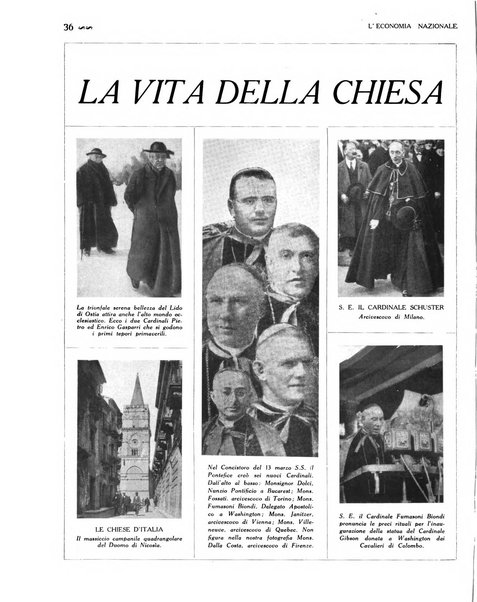 L'economia nazionale rassegna ebdomadaria di politica, commercio, industria, finanza, marina, e assicurazione