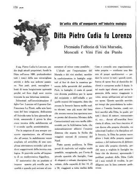 L'economia nazionale rassegna ebdomadaria di politica, commercio, industria, finanza, marina, e assicurazione