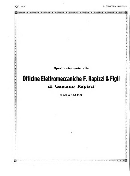 L'economia nazionale rassegna ebdomadaria di politica, commercio, industria, finanza, marina, e assicurazione