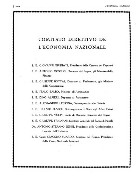 L'economia nazionale rassegna ebdomadaria di politica, commercio, industria, finanza, marina, e assicurazione