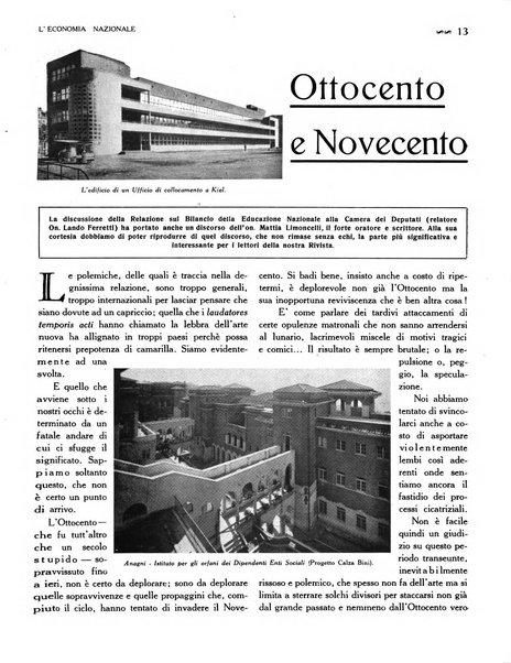 L'economia nazionale rassegna ebdomadaria di politica, commercio, industria, finanza, marina, e assicurazione