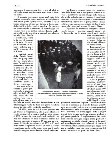 L'economia nazionale rassegna ebdomadaria di politica, commercio, industria, finanza, marina, e assicurazione