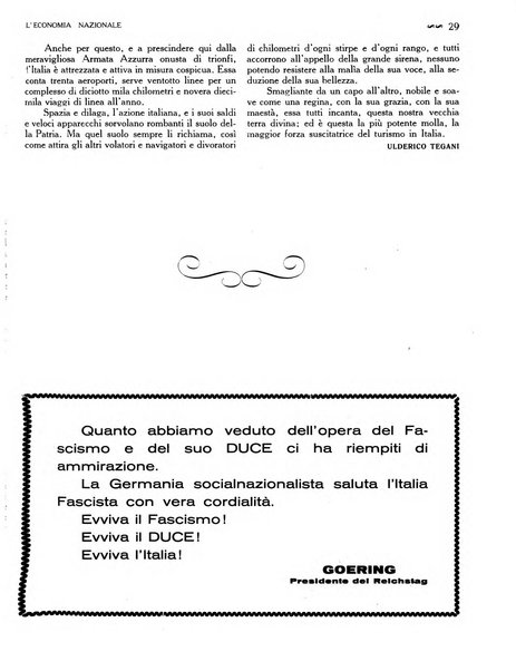 L'economia nazionale rassegna ebdomadaria di politica, commercio, industria, finanza, marina, e assicurazione