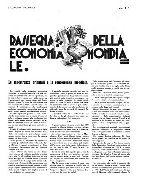 L'economia nazionale rassegna ebdomadaria di politica, commercio, industria, finanza, marina, e assicurazione