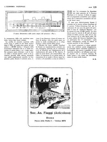 L'economia nazionale rassegna ebdomadaria di politica, commercio, industria, finanza, marina, e assicurazione