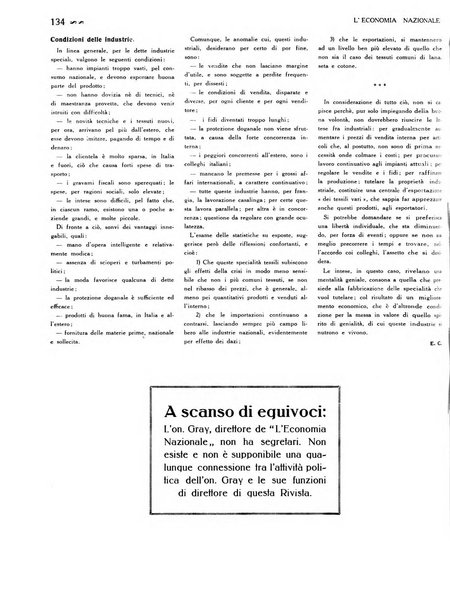 L'economia nazionale rassegna ebdomadaria di politica, commercio, industria, finanza, marina, e assicurazione