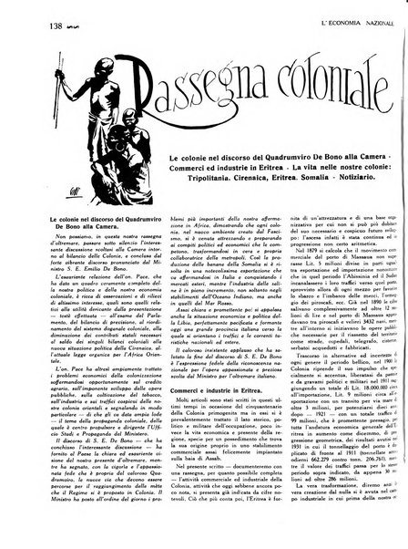 L'economia nazionale rassegna ebdomadaria di politica, commercio, industria, finanza, marina, e assicurazione