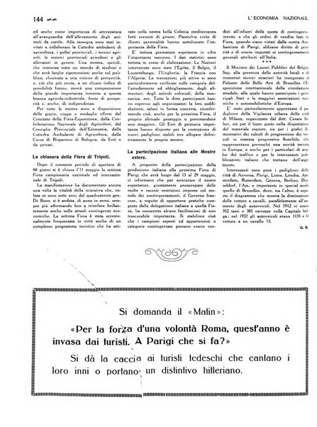 L'economia nazionale rassegna ebdomadaria di politica, commercio, industria, finanza, marina, e assicurazione