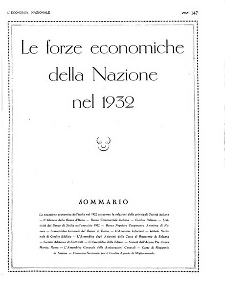 L'economia nazionale rassegna ebdomadaria di politica, commercio, industria, finanza, marina, e assicurazione